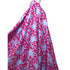 EXCLUSIVE 90% Linen 10% Silk – 'Floral Hero' | Hot Pink & Ice Blue